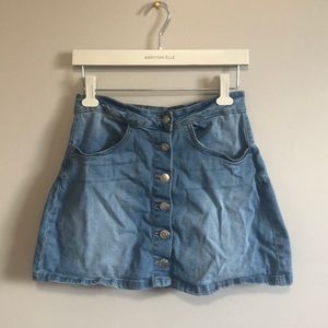 💫 3 for 30 💫 Button Up Jean Skirt
